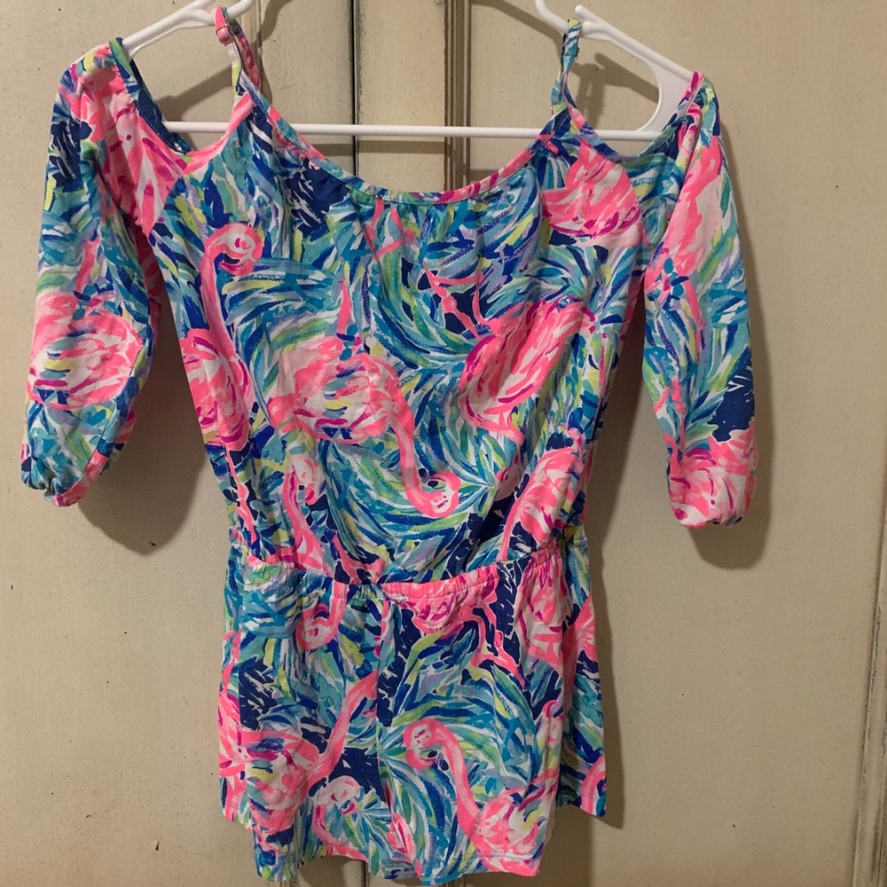 Girls Lilly Pulitzer romper! So cute!
